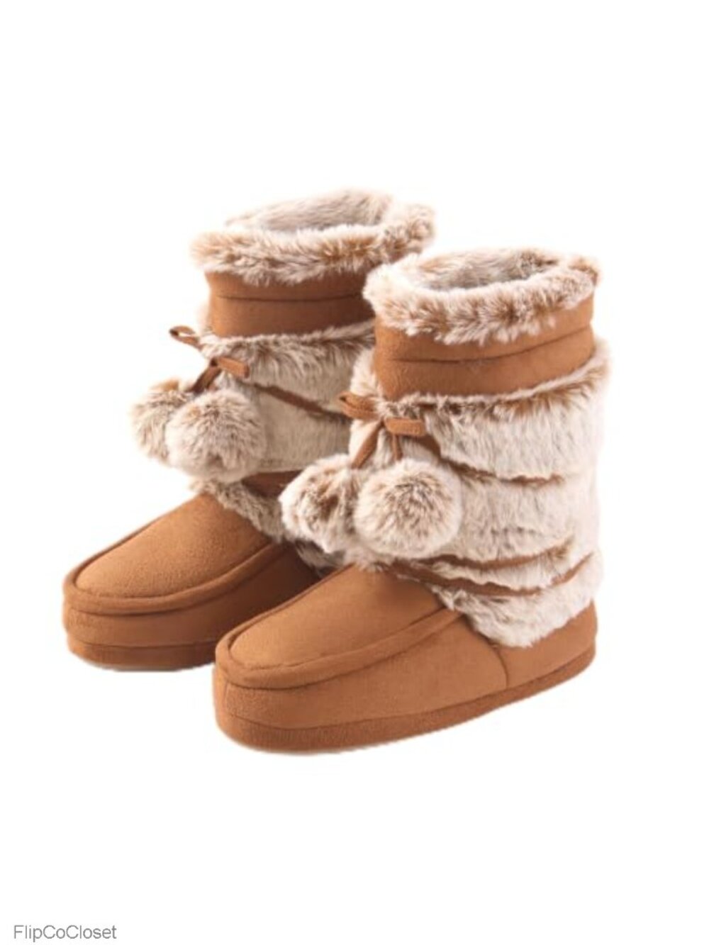 Soft Fleece Plush Indoor House Slipper Boots